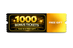 Load image into Gallery viewer, 1000 Bonus Tickets