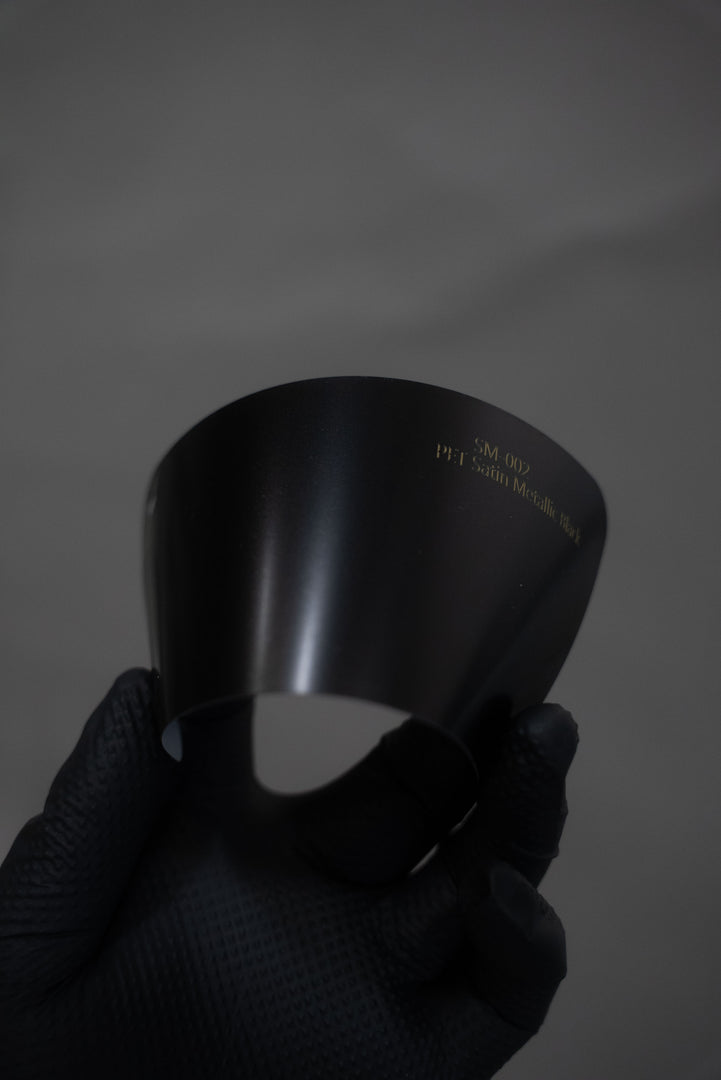 PET Satin Metallic Black