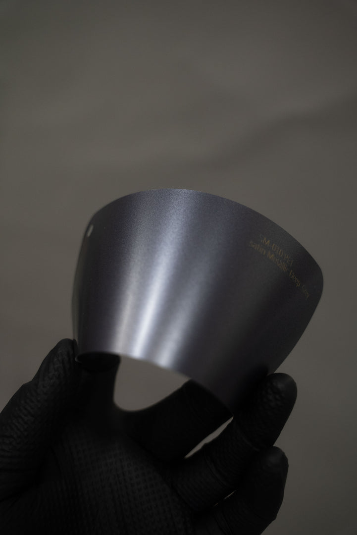 PET Satin Metallic Deep Grey