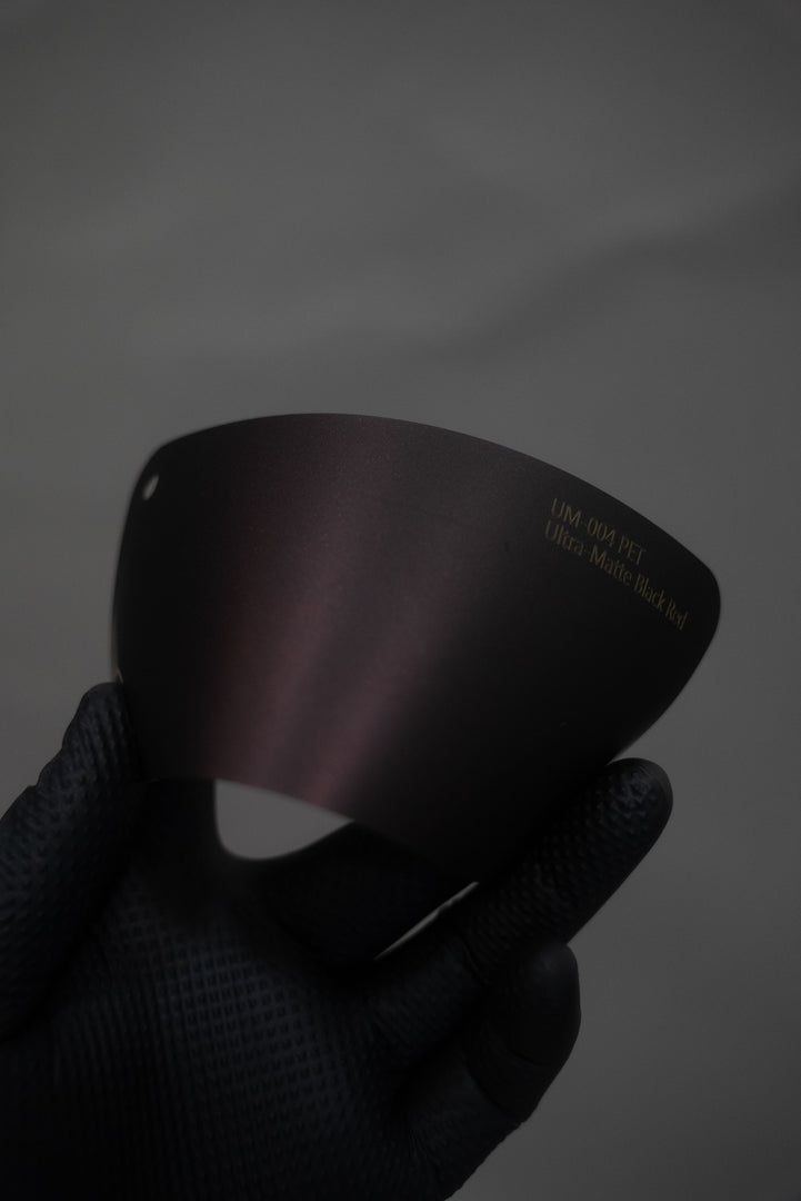 PET Ultra-Matte Black Red