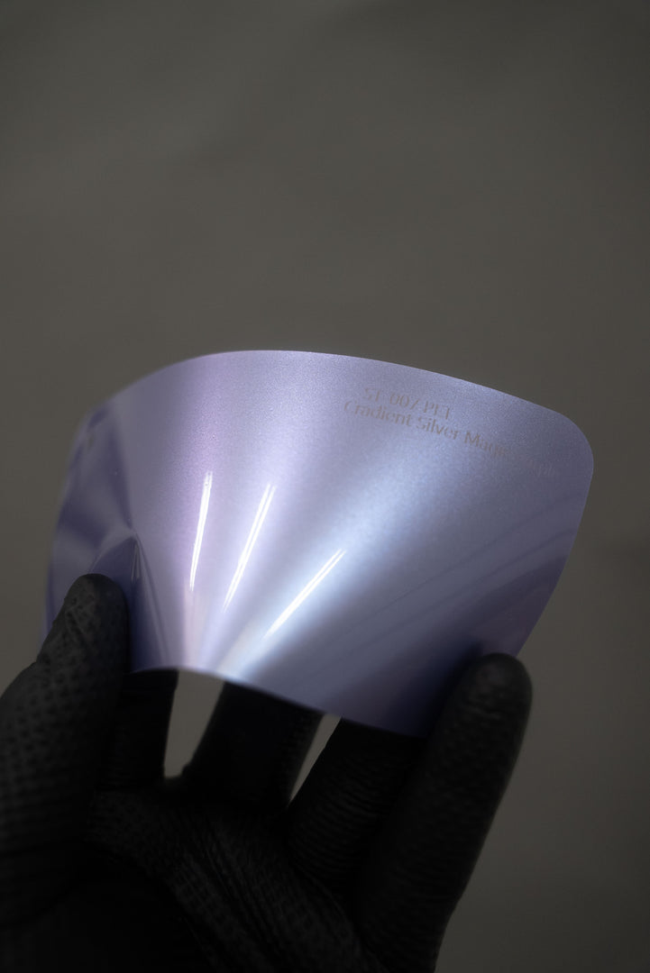 PET Cradient Silver Magic Purple