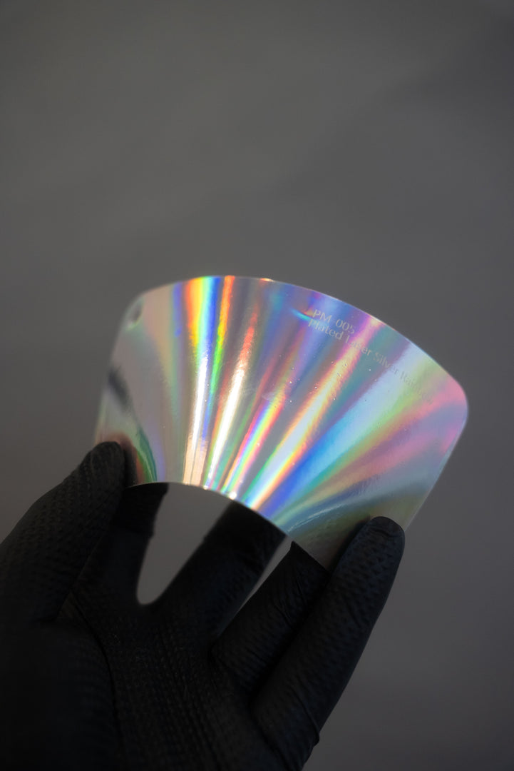 PET Plated Laser Silver Rainbow