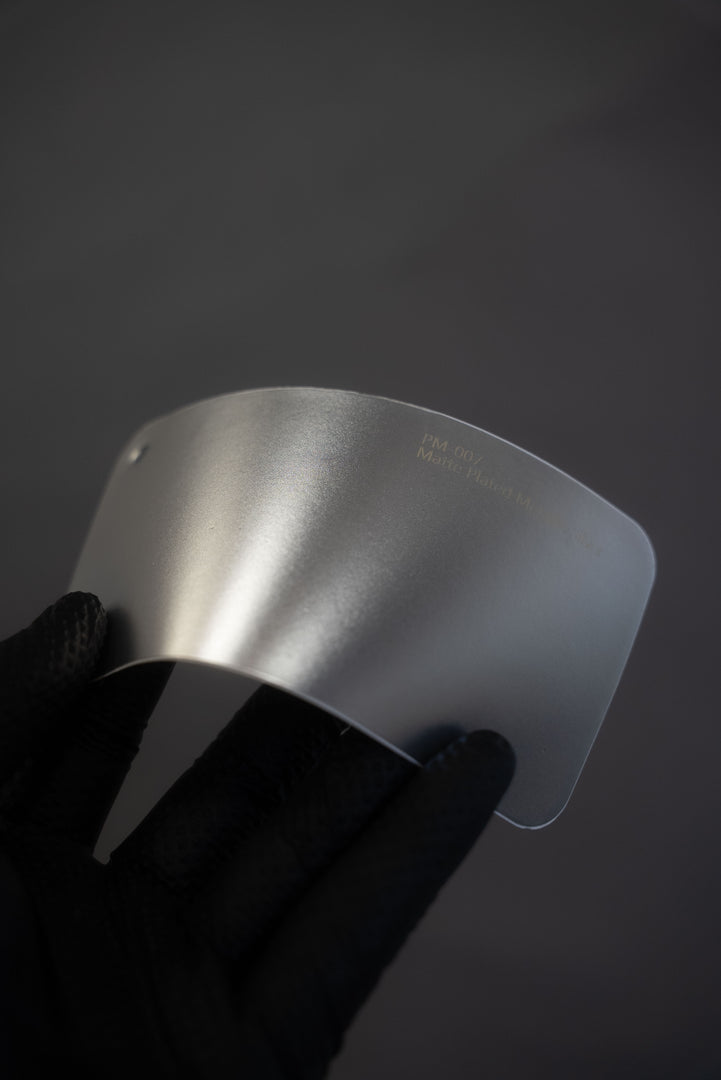 PET Matte Plated Metallic Silver