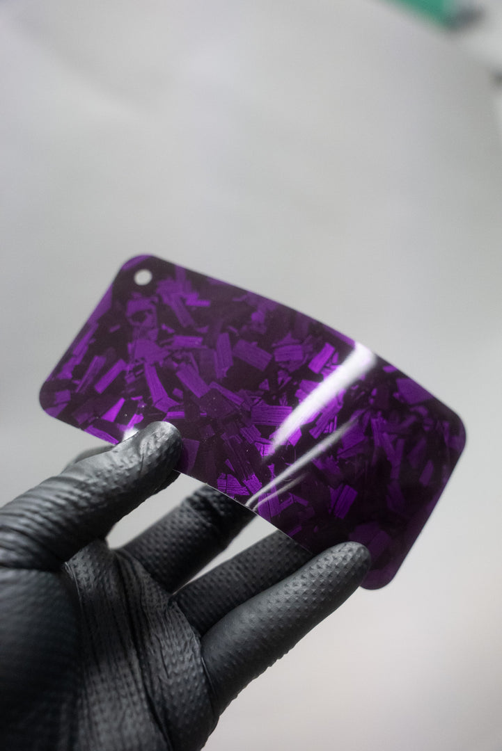 PET Flower Carbon Purple