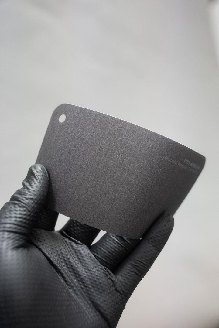 PET Brushed Tungsten Gray Metallic